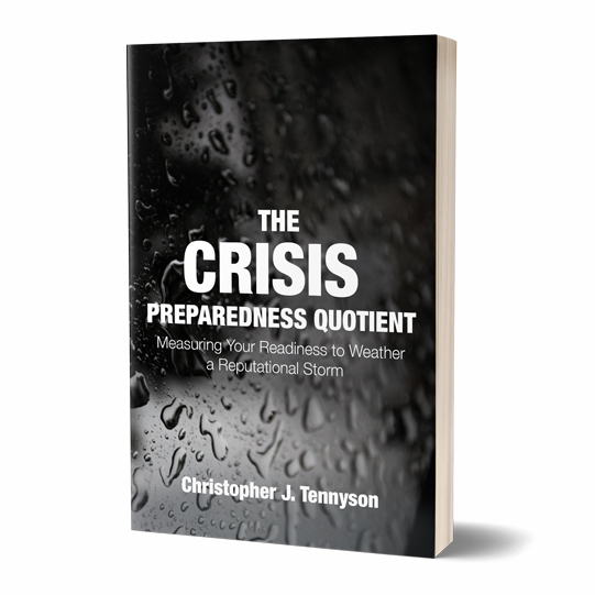 The book cover for The Crisis Preparedness Quotient.