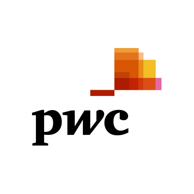Logo for PWC.