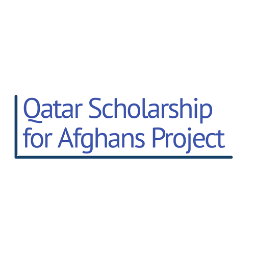 Logo for Qatar Scholarship for Afghans Project.